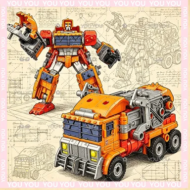 

In Stock Hasbro Transforming Toys Age Of The Primes Voyager Junkion Wreck-Gar Action Figures Robot Collectibles Hobbie