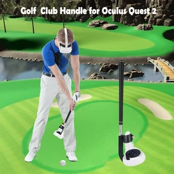 VR Golf Club Handle Grip Attachment For Oculus Quest 2 Controllers Extension Games Accessories Realism Swing Golf Adapter