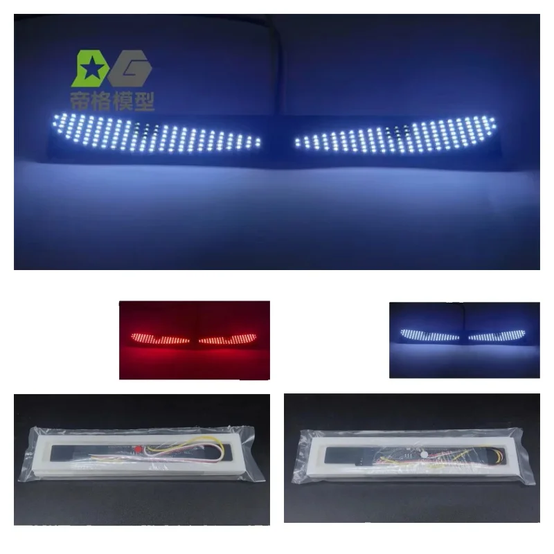 

Светодиодный PCB Demon Eye декоративный светильник для 1/14 Tamiya RC грузовик с прицепом для Scania для Benz Actros для Volvo MAN DIY Запчасти