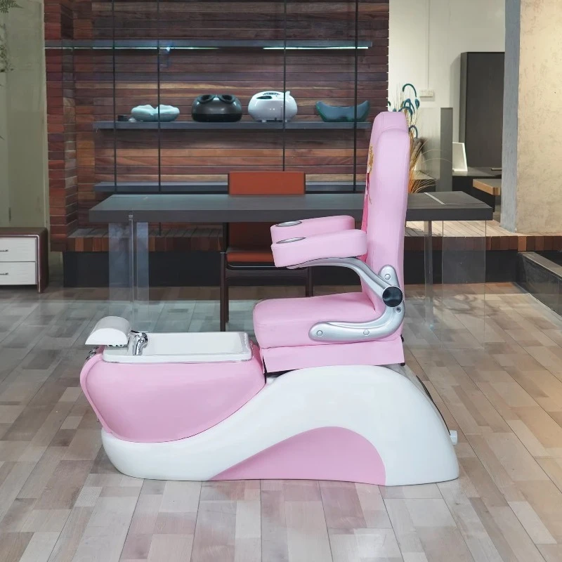 Kids Cartoon Design Luxury Adjustable Pedicure Nail Chair with Whirlpool Foot Bath Modern Salon Equipment