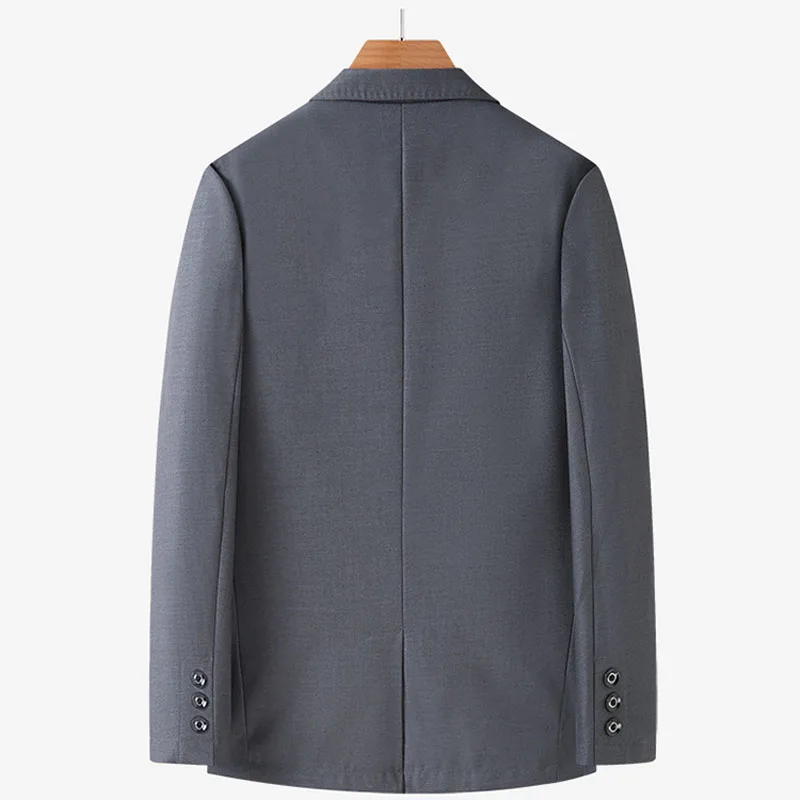 แจ็คเก็ตสูทใหม่ 5XL 6XL 7XL 8XLเสื้อhombre Big PlusขนาดสีทึบสีดําBlazer Masculinoธุรกิจเสื้อลําลองสําหรับMan