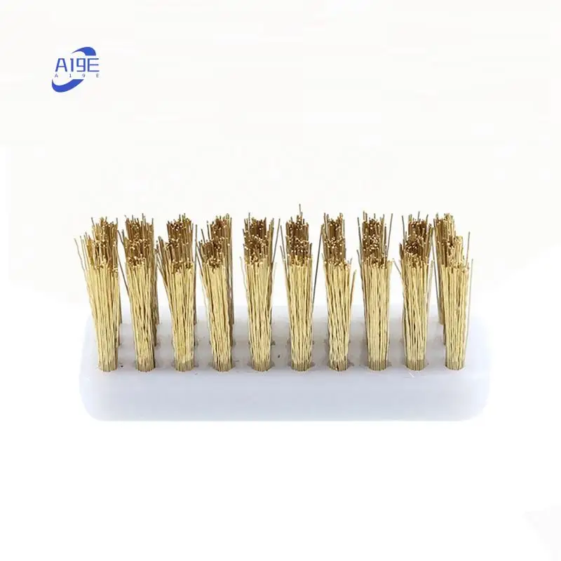 

A19E-3D инструмент для чистки принтера, набор щеток для чистки сопла, медная проволока, зубная щетка для Voron 2,4/Trident Hotend, насадка для чистки