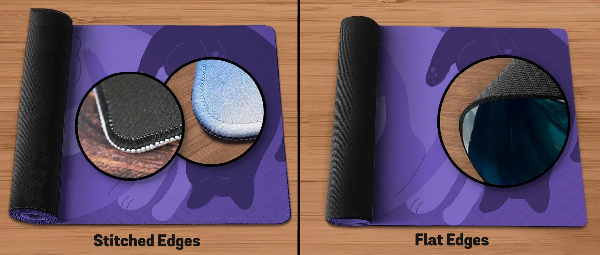 Настольный коврик с фиолетовыми кошками, коврик для мыши с котом, офисные игровые коврики для мыши для ноутбука, темно-пурпурный коврик для мыши, милый, Kawaii Deskmat, большой ковер для геймера