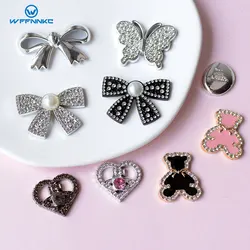 WFFNNKC 10Pcs Glitter Diamond Bowknot Bear Resin Flat Back Patch DIY Hair Clip Craft Supplies Scrapbooking Decor Accessories