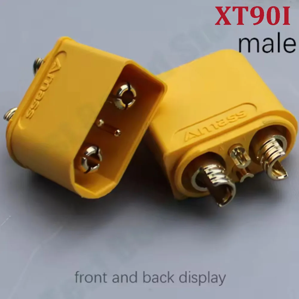 Enchufe macho y hembra XT90I XT90S, modelo de avión de alta corriente, conector chapado en oro para Drones de coche de Control remoto, 1 pieza