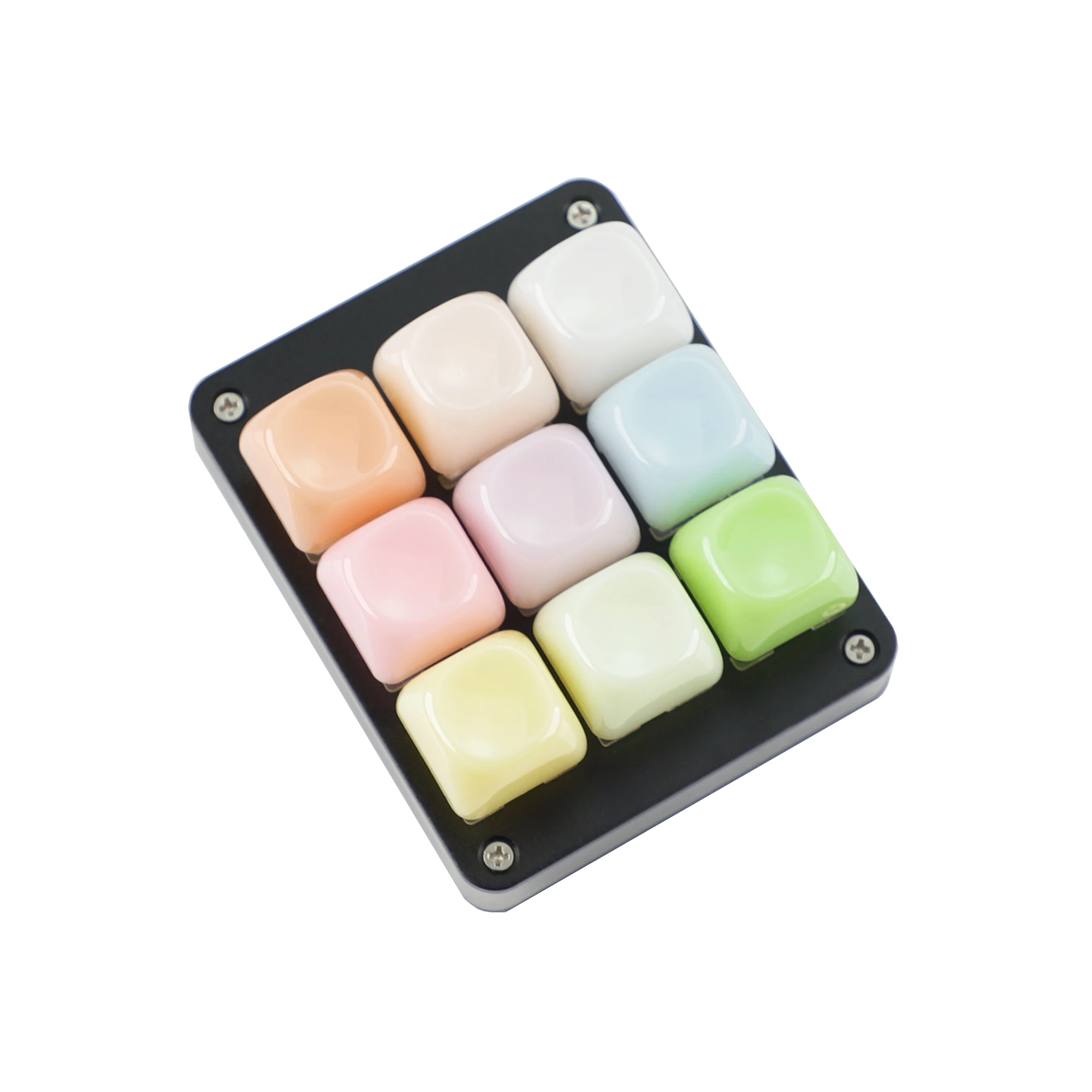 9-Key CNC Aluminum Mechanical Keyboard with RGB Lighting
