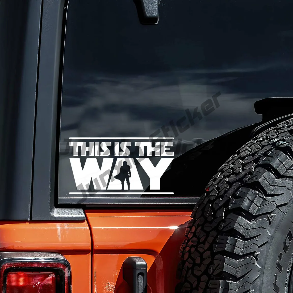 

Car Stickers Decor Windshield Bumper Motorcycle Helmet Decals DECAL MANDALORIAN CREED Decorative Accessories