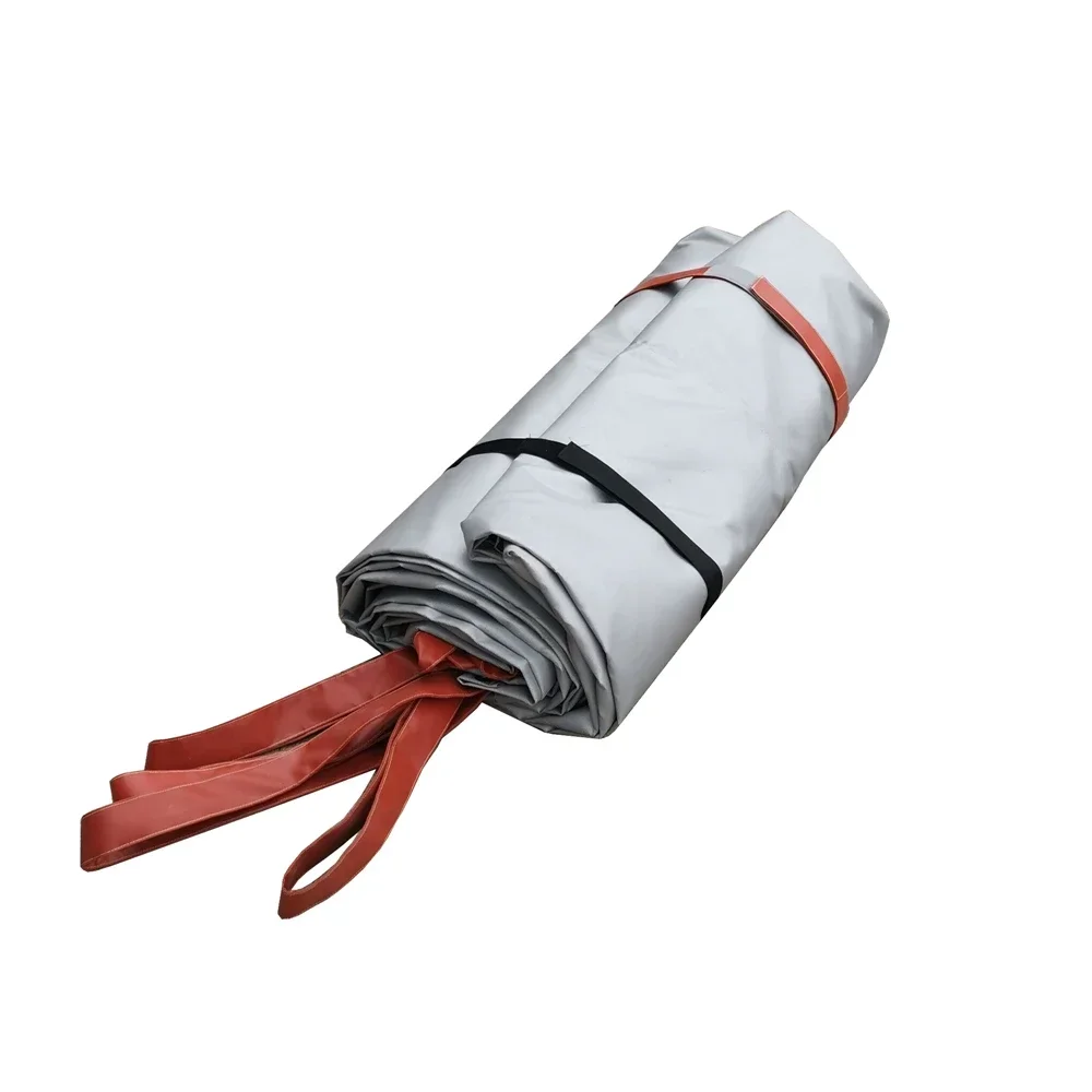 6*8m 1200 degree fire emergency blanket for electric car
