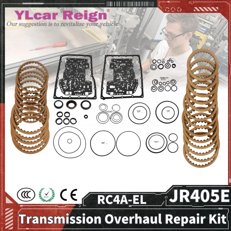 

JR405E RC4A-EL Automatic Transmission Clutch Overhaul Kit Friction Plate gearbox Disc Seal Kit For Mazda ISUZU Car Accessories