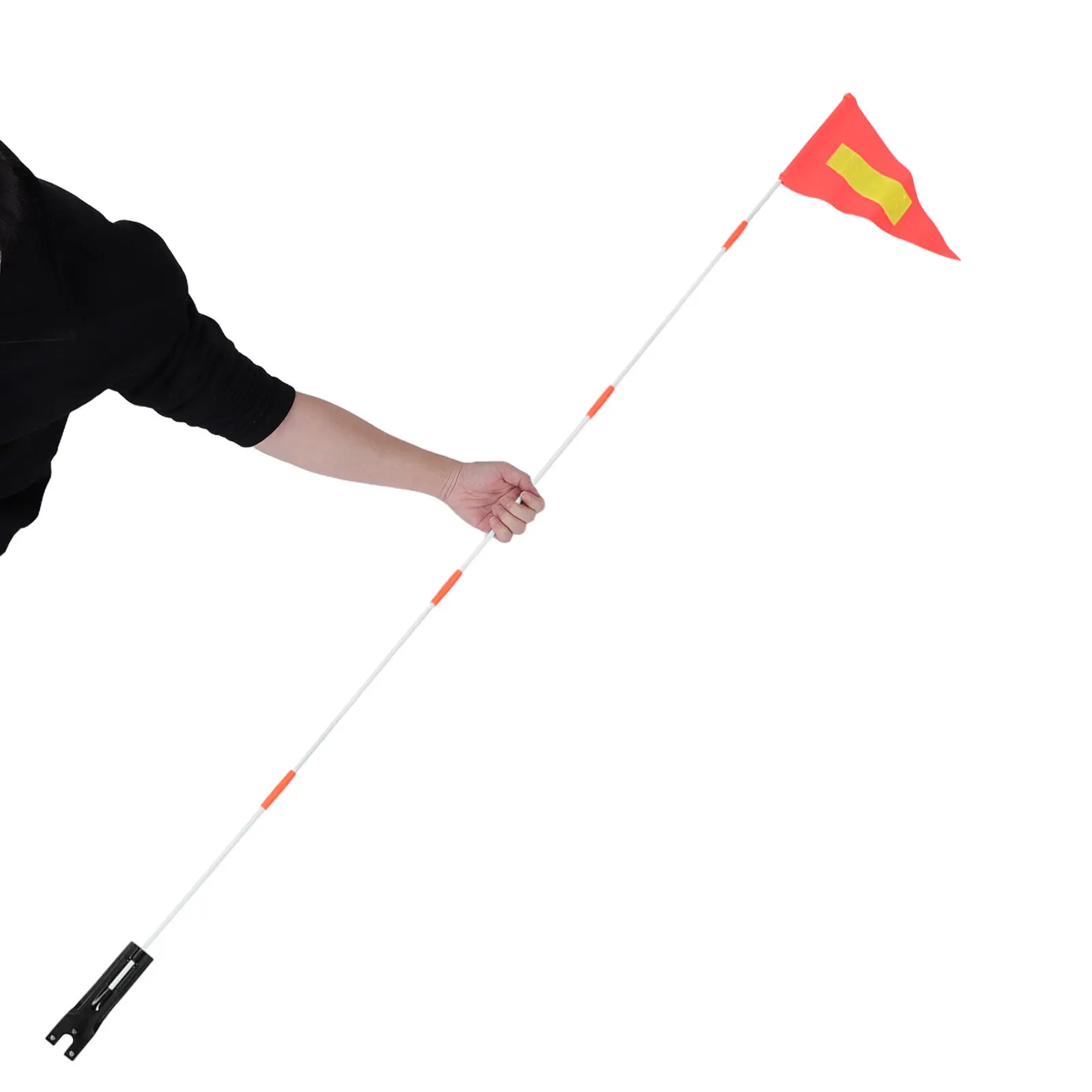 

2 комплекта светоотражающих флагов для гольф-каров, высоковидимые флаги-погоны для скутеров, инвалидных колясок, велосипедных прицепов, внедорожников