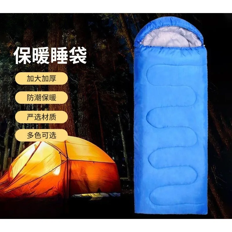 

Envelope Sleeping Bag for Camping, Winter Outdoor Hiking Travel Adult Sleeping Bag, Dustproof for Travel & Mountaineering