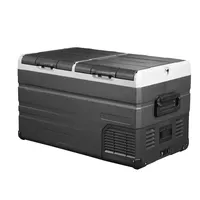 Alpicool TW75 Wine Fridge Dual Zone Smart Refrigerator Compressor 12v Fridge and Refrigerator With Handle