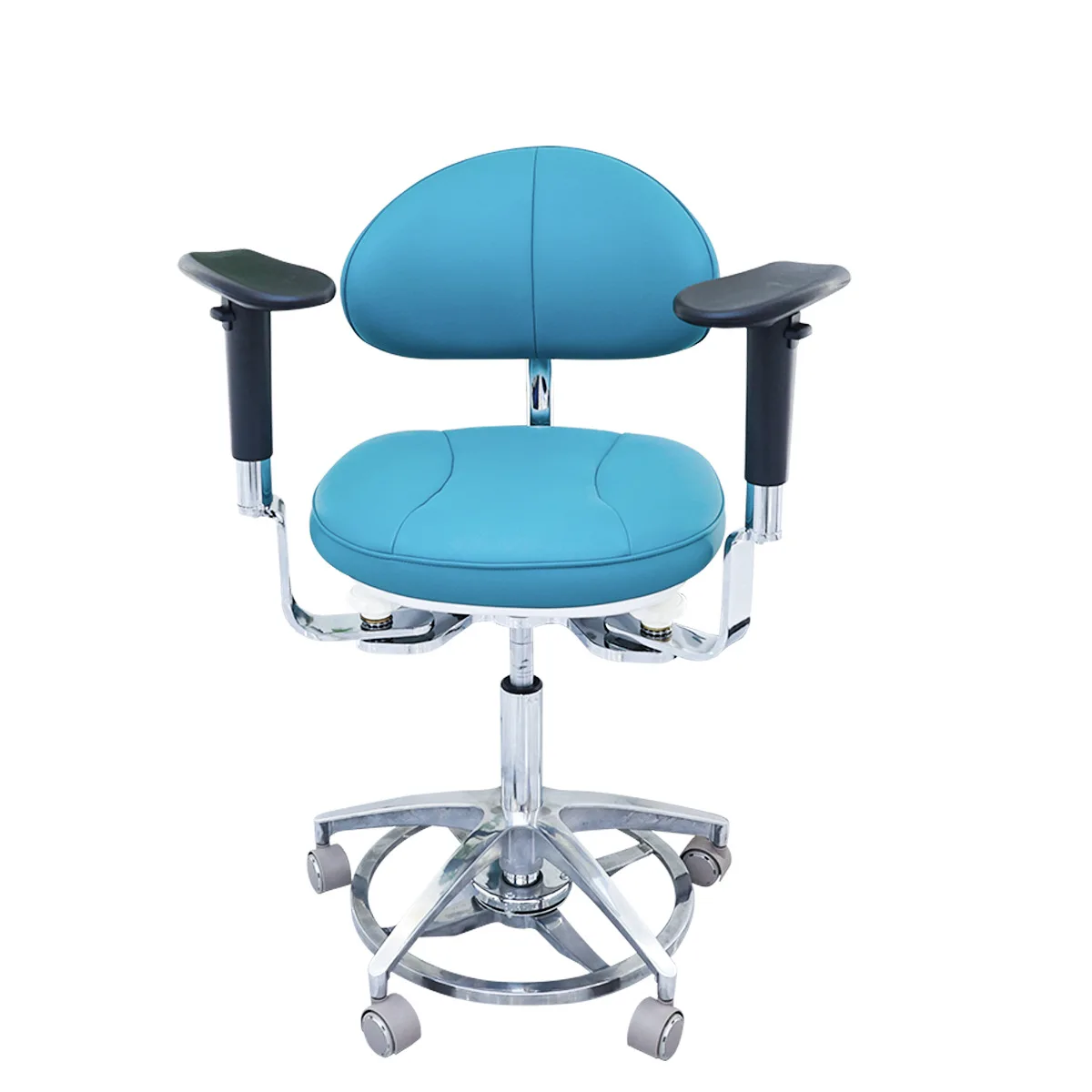 

Dental dentist lift swivel chair nurse assistant special stool cosmetic chair