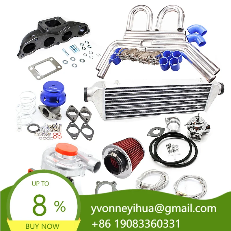 Turbo Kit T3/T4 For 06-11 HON-DA Civ-ic Si K20Z3 FG2 Accord TSX CRV FMIC WG BOV Manifold