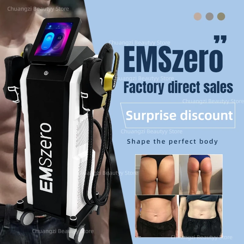 EMSzero 15 Tesla 6500w NEO Body Slimming Nova Fat Burning Muscle EMS Sculpting Electromagnetic Stimulate Hiemt Pro Machine