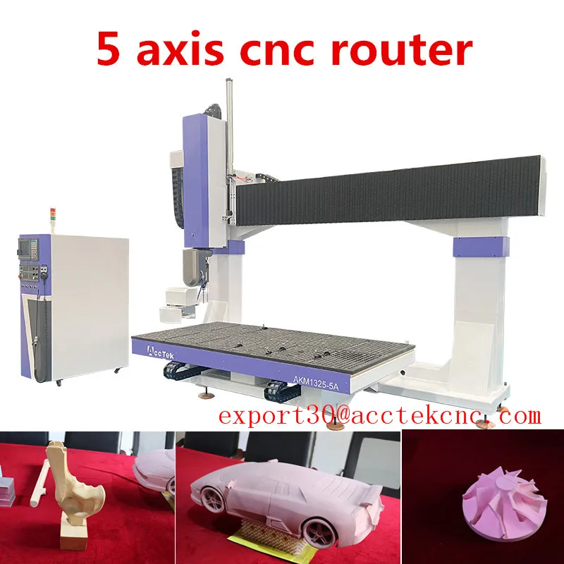 Multi Functional 3d 5 Axis Sculpture Pu Carving Machine Cnc Router Engraving for Eps Foam Woodwork