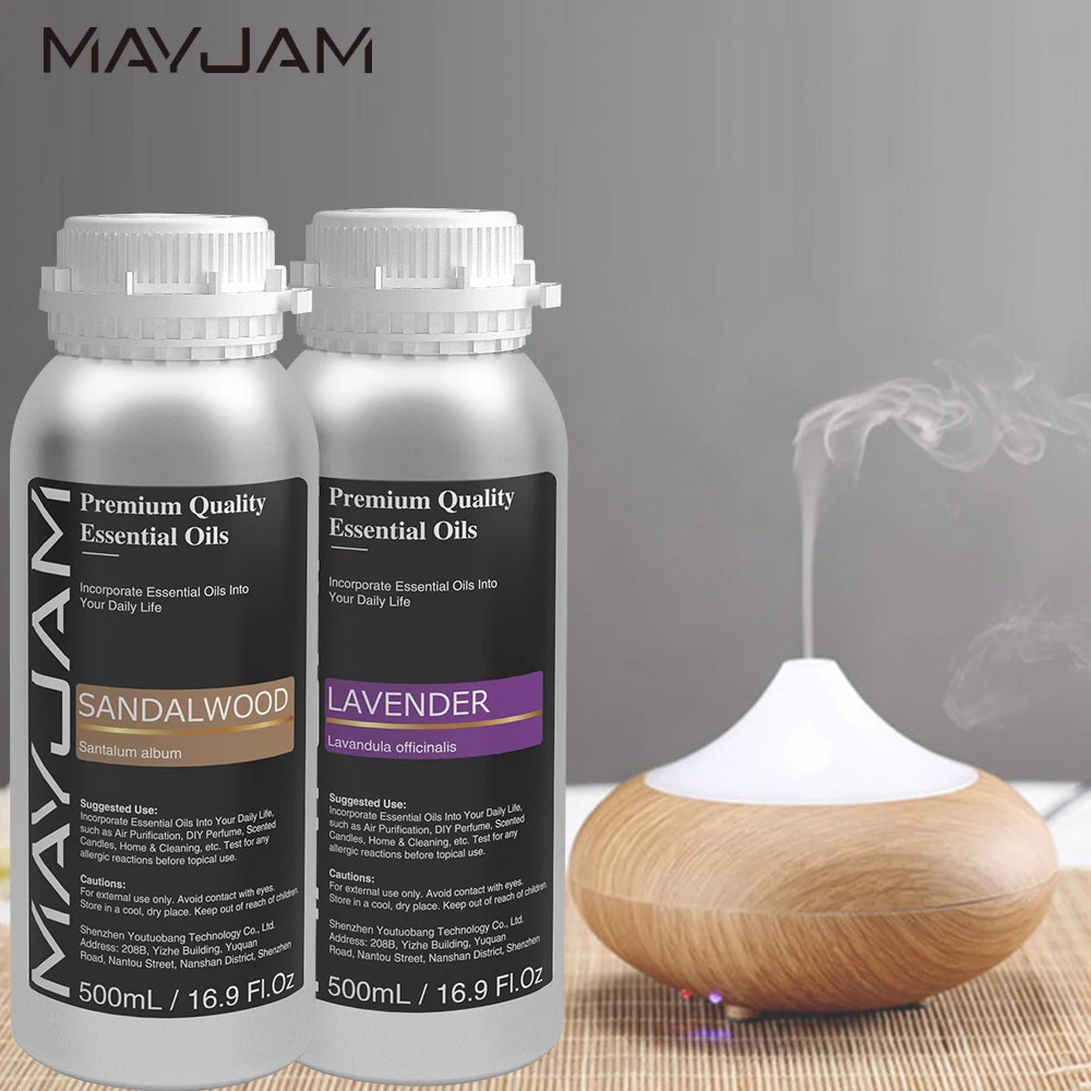 MAYJAM Free Shipping 500ML Essential Oil For Woman and Man Aroma Oil For Making Perfumes Humidifier Aromatic Diffuser