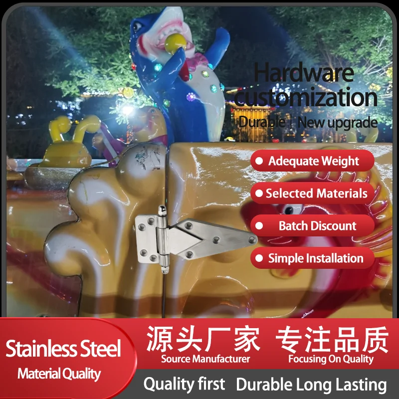 

Сверхмощные утолщенные плоские петли из нержавеющей стали для промышленных станков, петли для шкафа и распределительных коробок