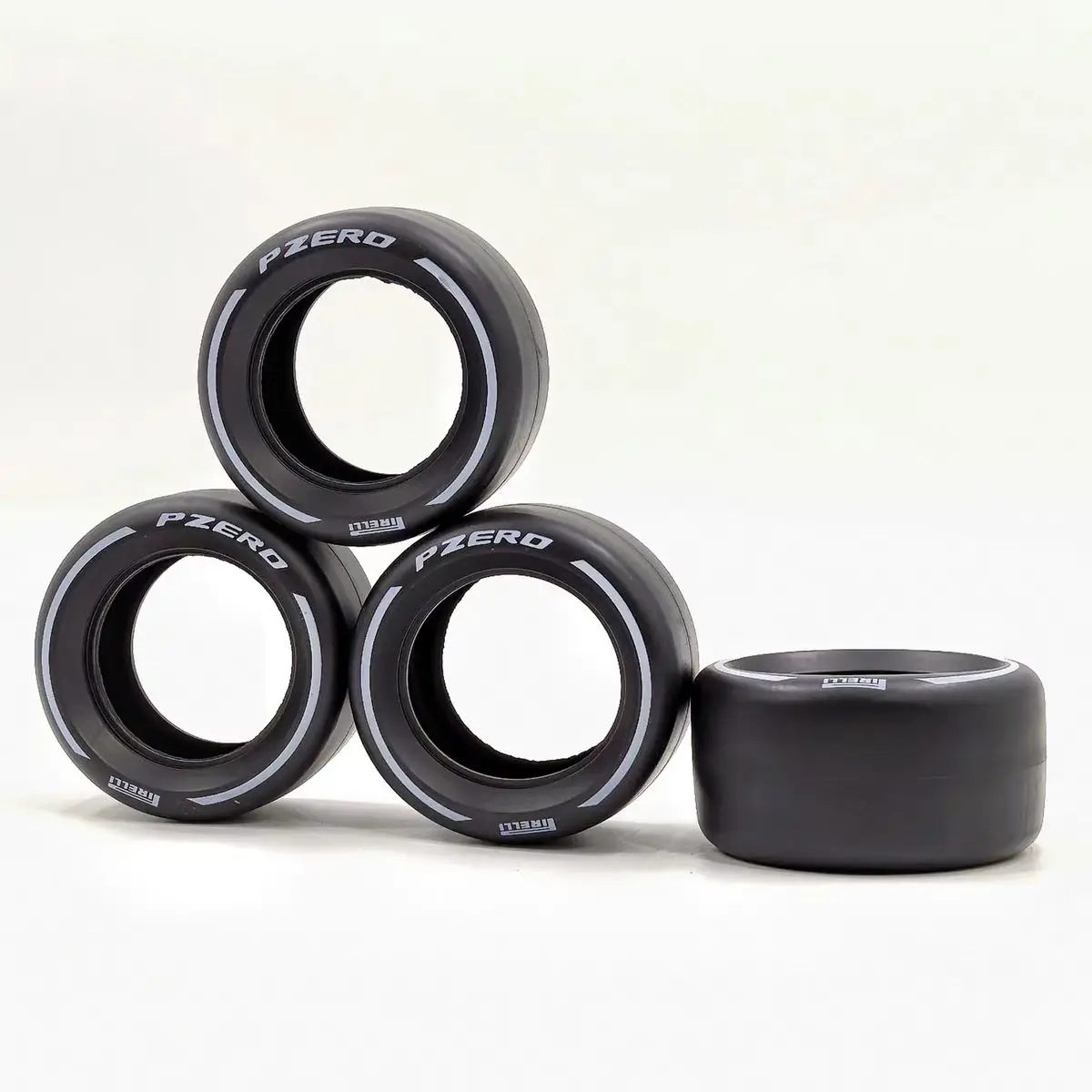 MOC Tenchnial F1 Car Printing tires 4410 81.6x44mm Compatible With 42207 42206 Model MOC Building Technology Accessories Blocks