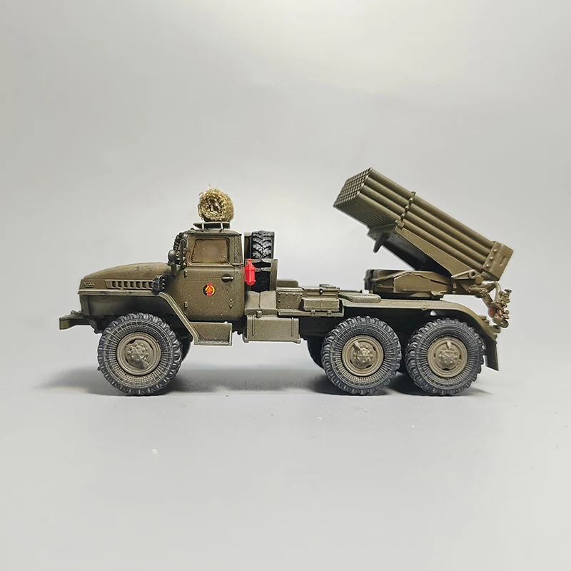 1:72 Scale Plastic East German BM-21 Hail Launcher Model Military Transport Vehicles Classic Collection Gifts Static Display