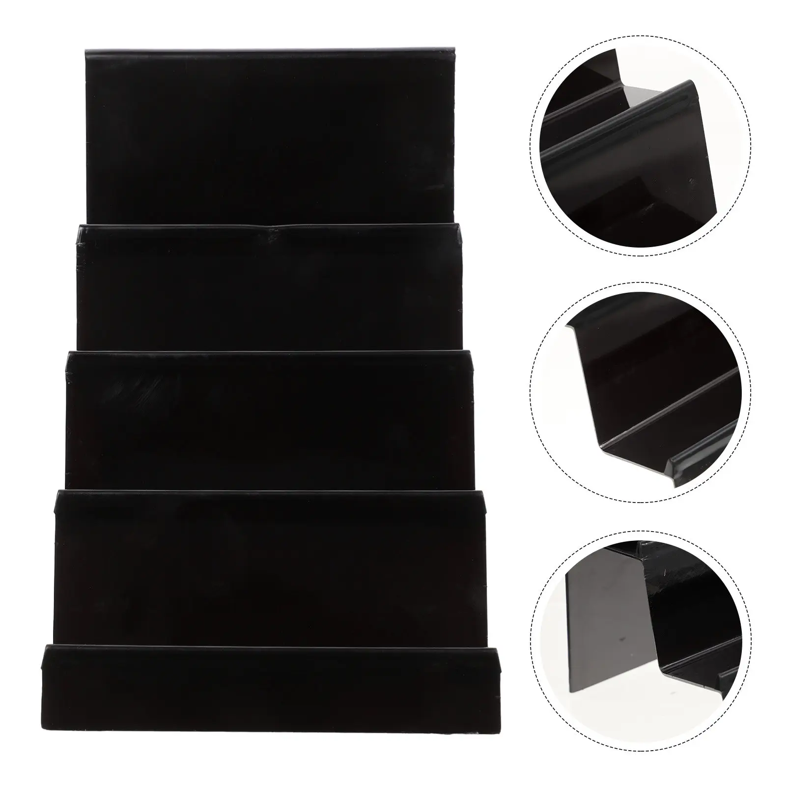 

Набор из 2-х премиальных акриловых подставок для сумок: прочные, с гладкими краями, для демонстрации кошельков, ювелирных изделий, очков, книг, оправ, сумок, настольные