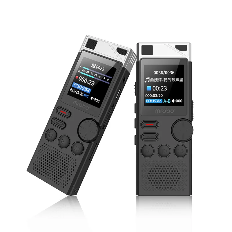 

Professional Voice Recorder 8GB/16GB/32GB HD Noise Reduction Voice-Activated Recorder Lossless HIFI Player Sports Business Meet