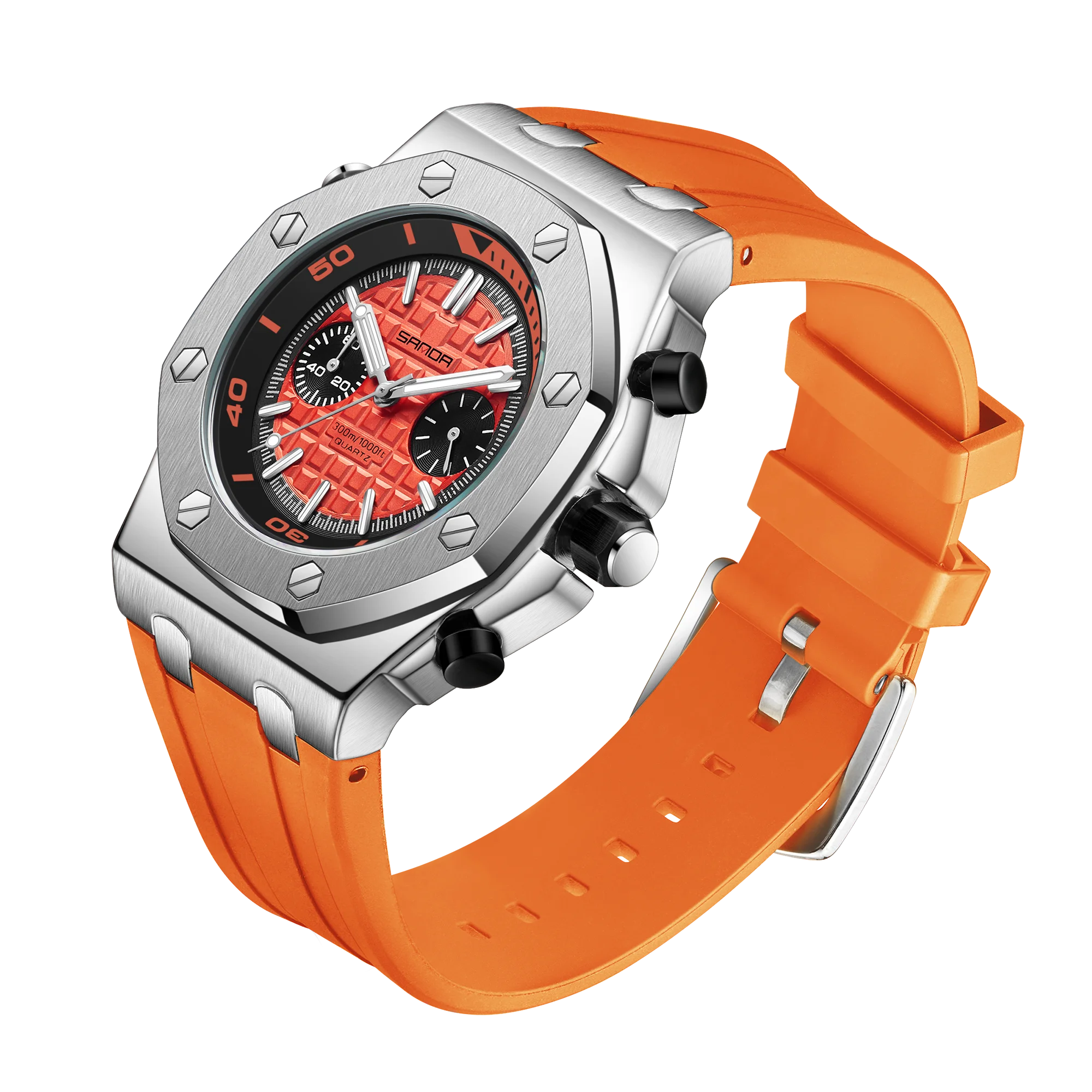 

2023 Fashion Sanda Brand Top Luxury Quartz Movement Wristwatches Man Casual Waterproof Date Sports Watches Clock For Men Male
