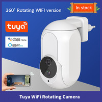 Tuya Wall Plug In Camera Wifi 360° 1080P Mini Surveillance Home Security Protection Night Vision LED Lamp Light IP Cameras