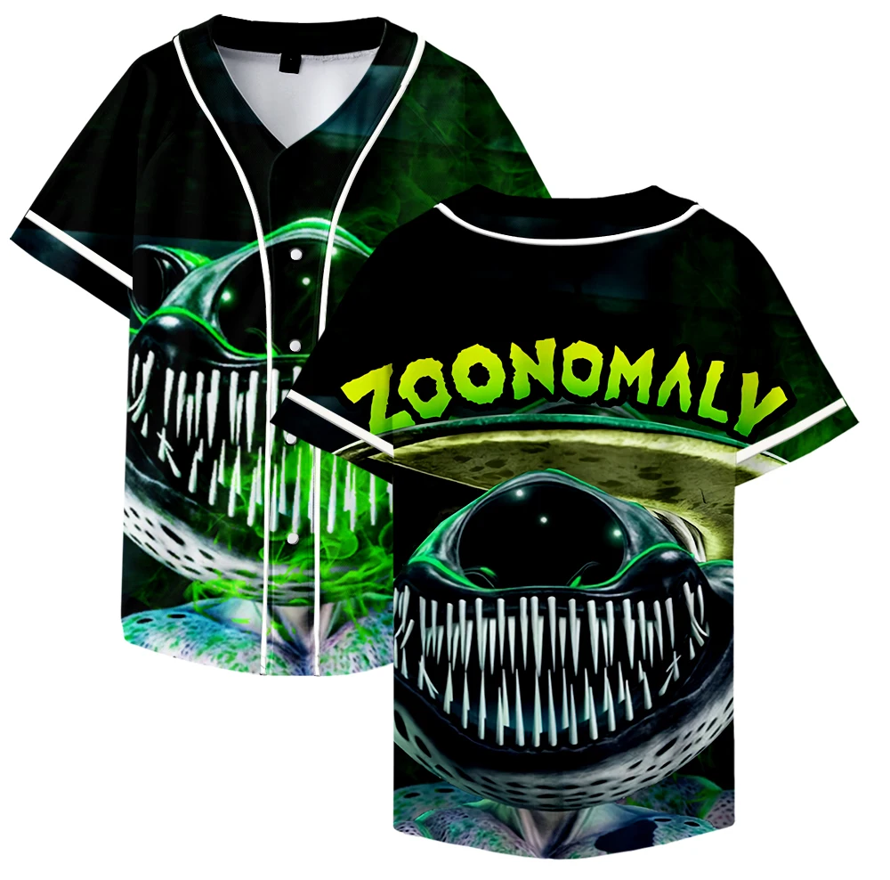 

Zoonomaly Cosplay Baseball Shirt Summer Short Sleeve Tee Shirt Unisex Jersey Style2