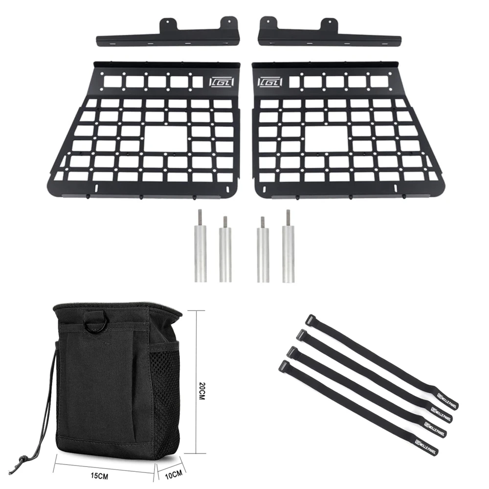Fit for Toyota Land Cruiser 80 Series LC80 1990-1997 Side Window Modular Panel Rear Trunk Cargo Storage Debris Racks