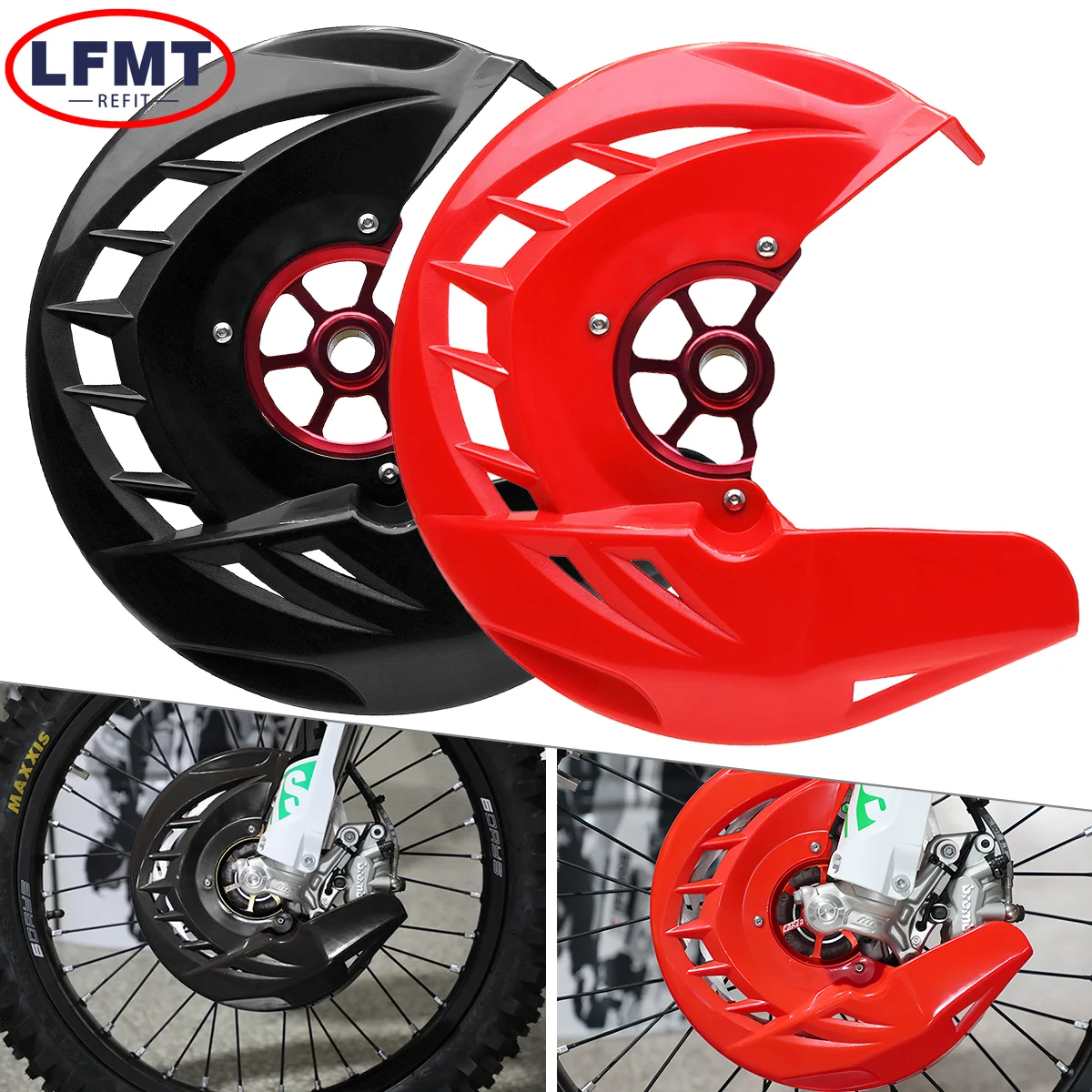 20mm Motorrad-Bremsscheibenschutz vorne für Honda CRF250R CRF450R CRF250X CRF450X CRF250RX CRF450RX CR125R CR250R Universalteile