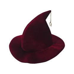 1pc New Star Pendant Witch Hat Witch Hat Witch Hat Makeup Stage Halloween Christmas Party Dress Up Party Performance