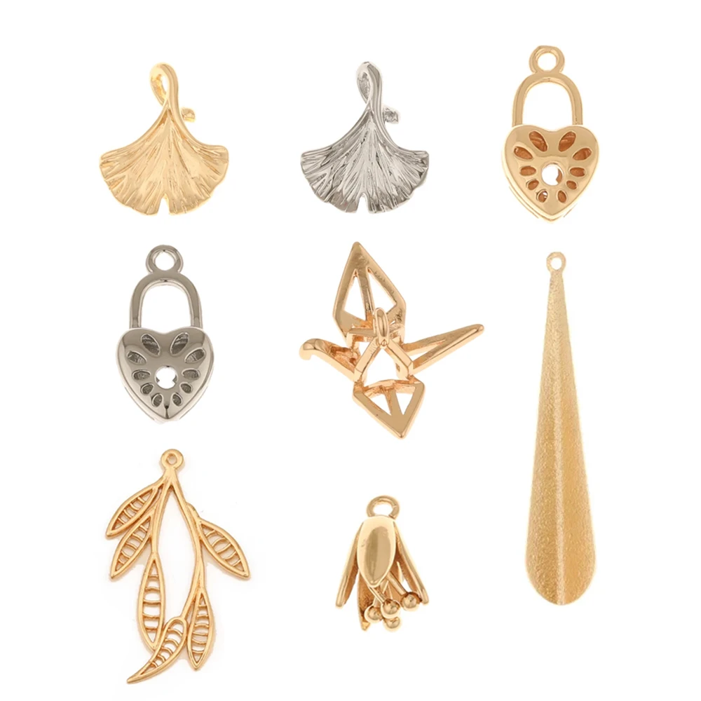 

Cordial Design 100pcs DIY Pendant/Jewelry Findings & Components/Hand Made/Lock Leaf Flower Shape/Copper Charms/Earrings Making