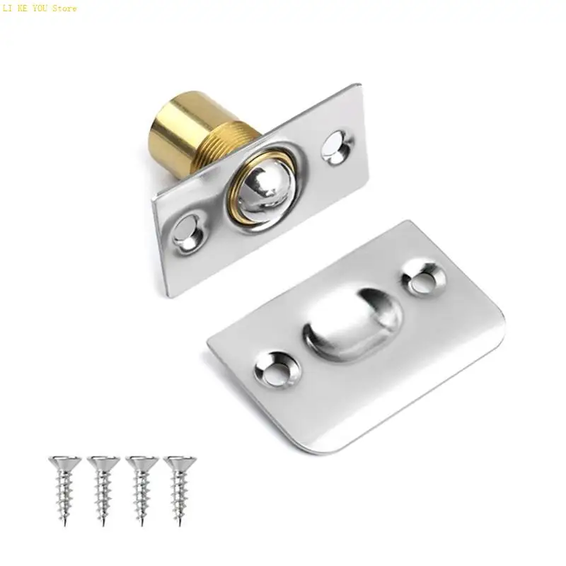 W3JE Adjustable Door Catch Door Catch Convenient Brass Door Catch Durable