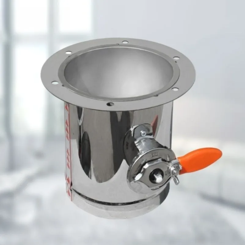 Stainless Steel 201 Damper Air Valve Manual check valve for 3/4/5/6/8inch Pipe with Flange