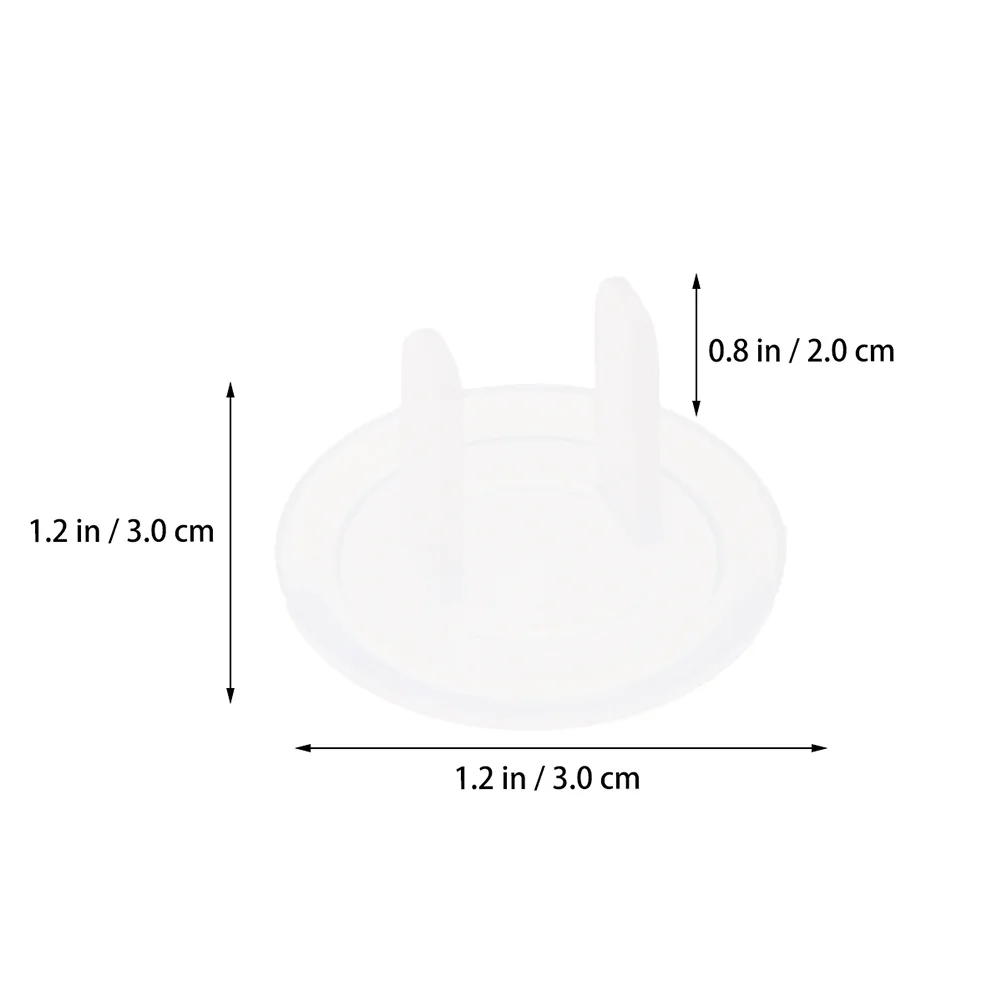 

20 шт., крышка домашней розетки, прозрачная защита для детской безопасности, многофункциональная крышка розетки, защита от поражения электрическим током