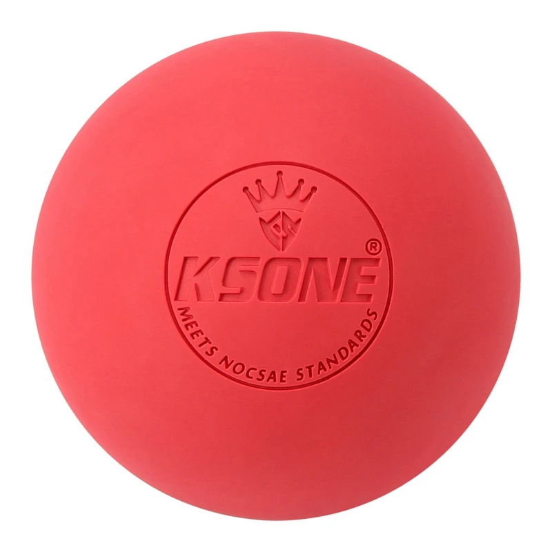 KSONE 2PCS Massage Ball 6.3Cm Fascia Ball Lacrosse Ball Yoga Muscle Relaxation Pain Relief Portable Physiotherapy Ball, 1 & 2