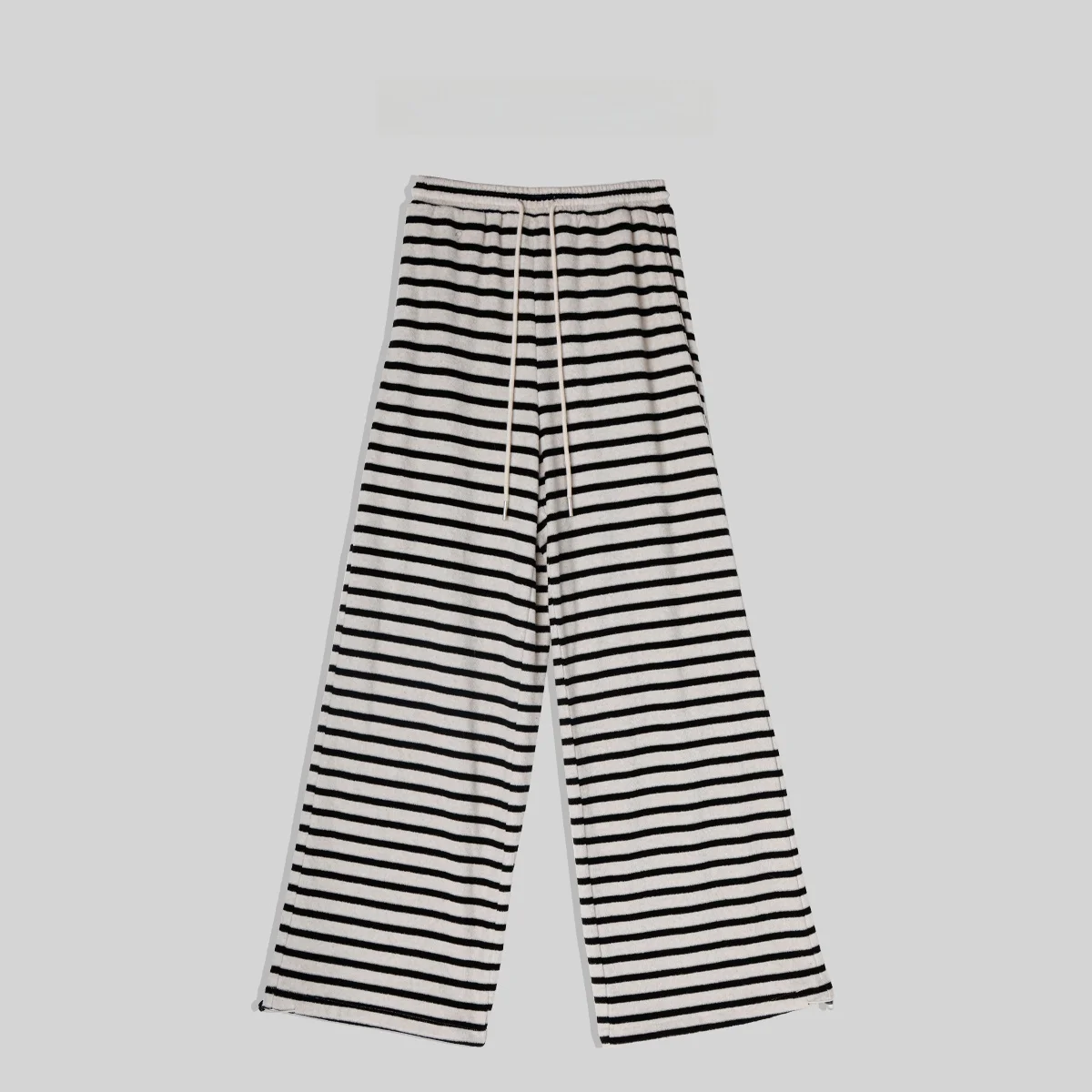 

Romiow Loose Faionable Zipper Casual Striped Hoodie Women's Sweatirt Comfortable Breathable All-Season Pattern