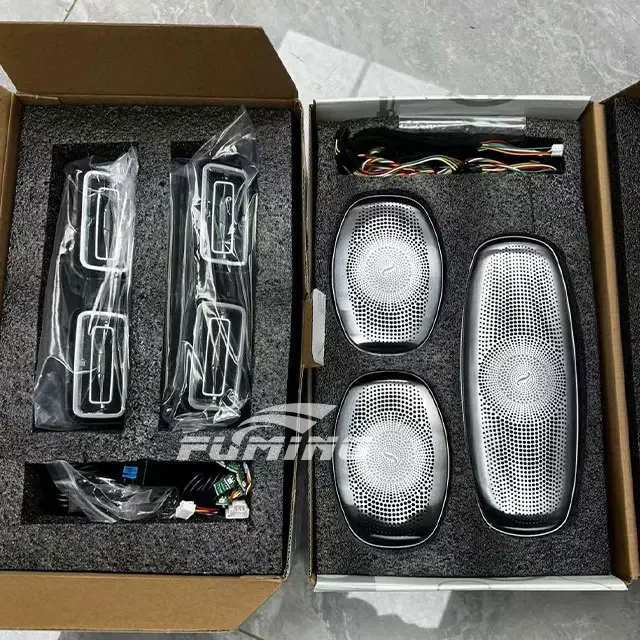 Mercedes Benz GLC/GLS/GLE interior ceiling upgrade accessories modified roof three piece set with built-in ambient lighting