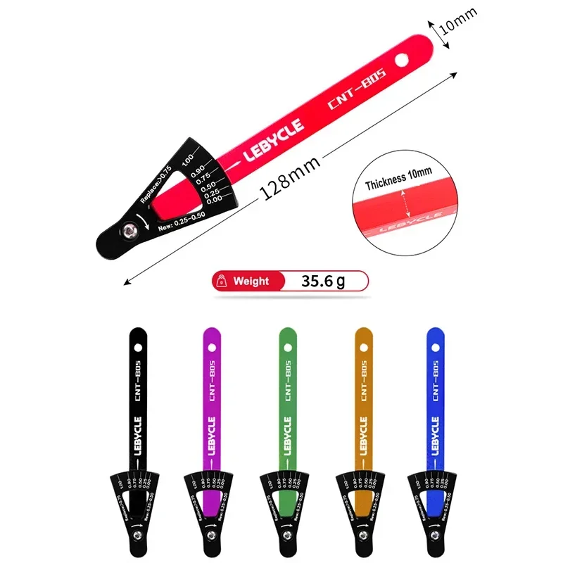 Mtb Fietsketting Slijtage Indicator Meetschakels Checker Aluminiumlegering Kettingen Meet Racefiets Reparatie Accurate Tools