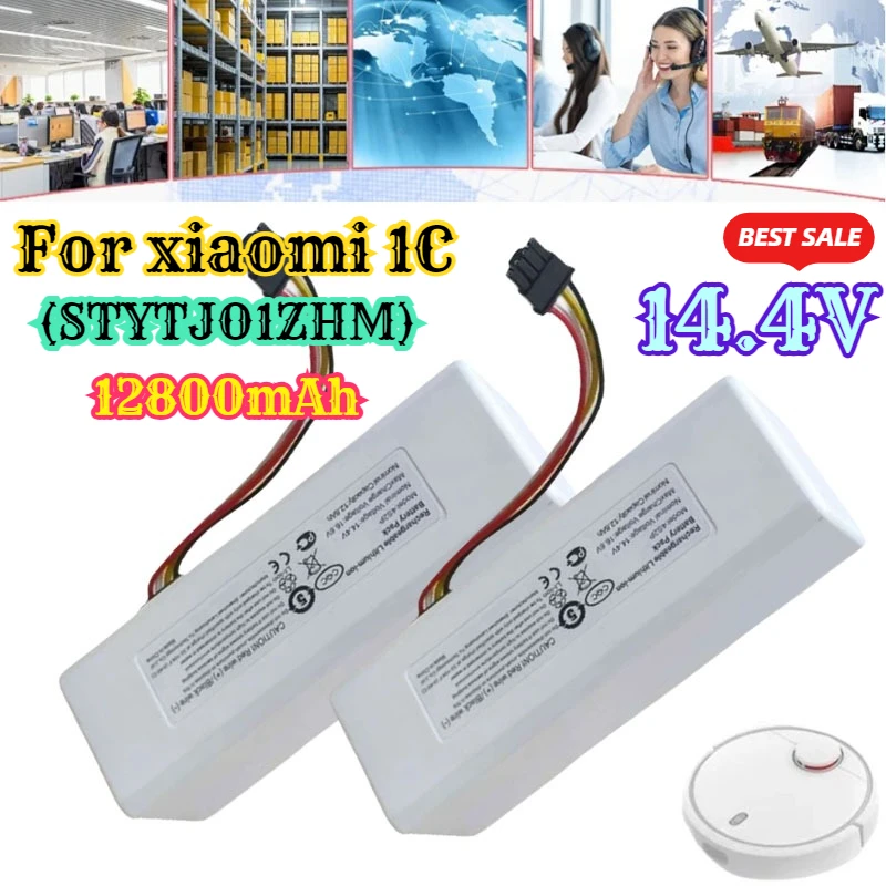 

original NEW 14.4V 12800mah P1904-4S1P-MM Battery For Xiaomi Mijia 1C STYTJ01ZHM Robot Vacuum Mop Cleaner Accessories battery