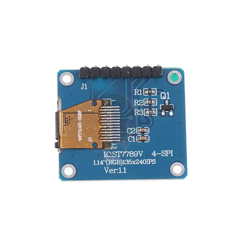 

1.14 Inch SPI Serial Port 135x240 Touchscreen IPS TFT Display ST7789 135x240 SPI 8-Pin 65K Color LCD Screen For Arduino