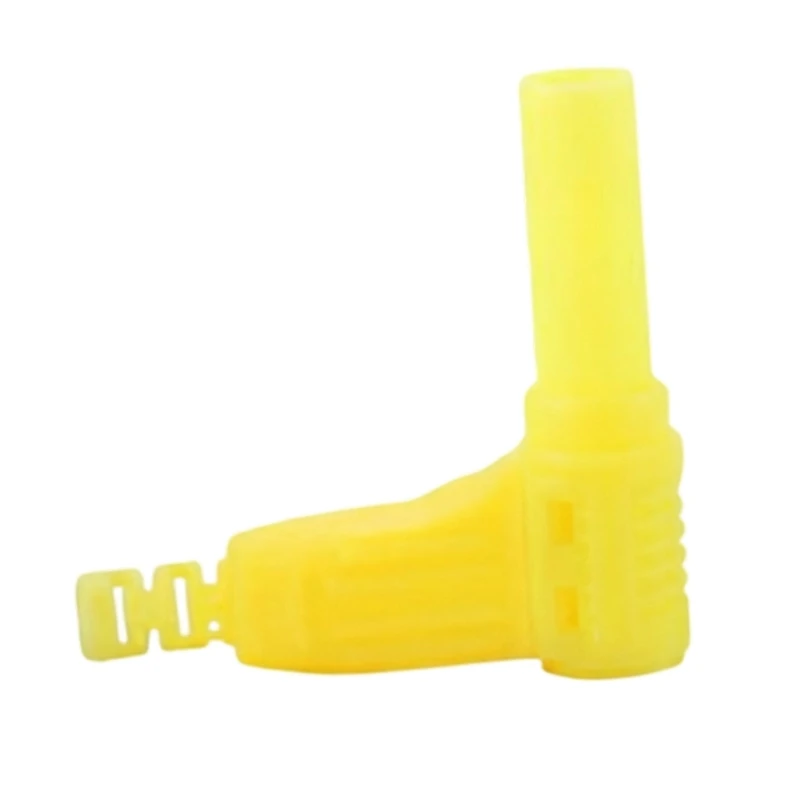  4Mm Right Angles Banana Plugs with Screw Lock Mechanism Safe Insulated Electrical Aapter for Stable Electrical Contact