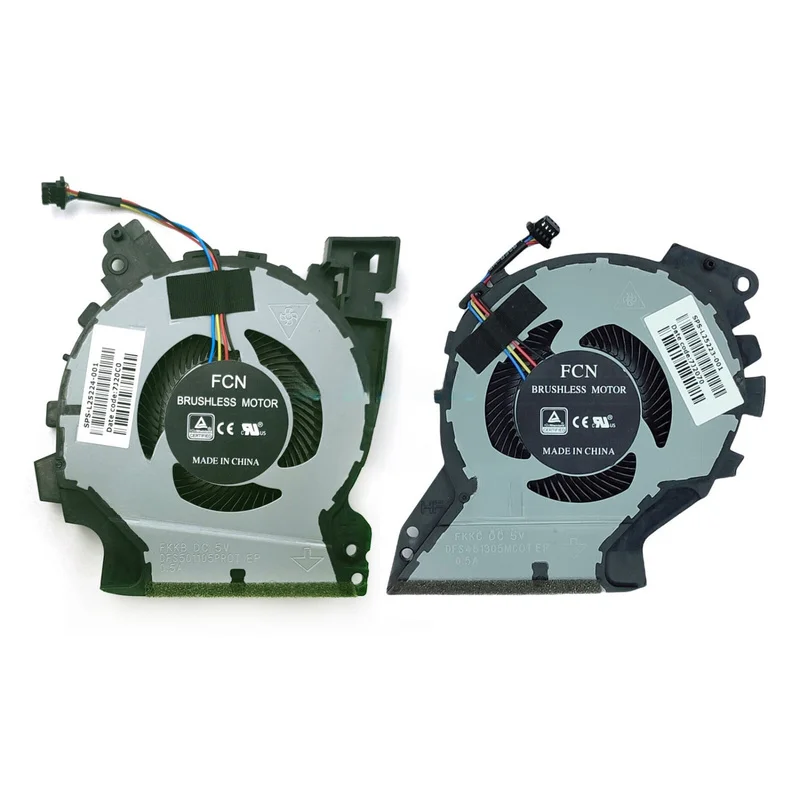 Y+New for HP ZBook 15v G5 Mobile Workstation TPN-C134 CPU & GPU Cooling Fans
