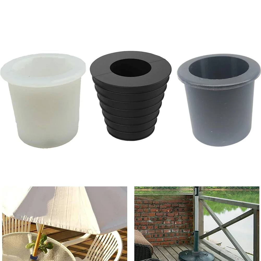 Umbrella Stands Umbrella Cone Ring Courtyard Umbrella Rubber/Silicone Dents For Umbrella Poles Parasol Prevent Scratches