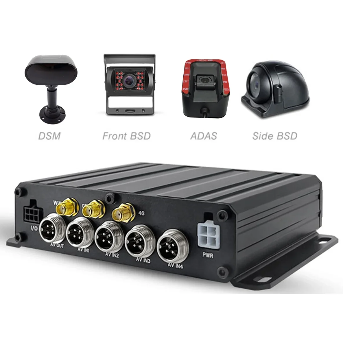 4G Driver Fatigue GPS Location Fleet Management MDVR with ADAS System DMS DSM