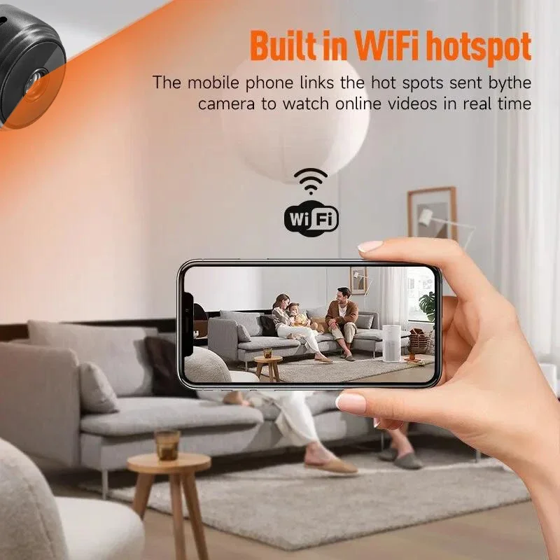 A9 Wi-Fi Мини-камера 1080P Мониторинг Безопасности Беспроводной Дистанционный Ночной Видеонаблюдение Умный Дом Мини DV Cam HD Камера