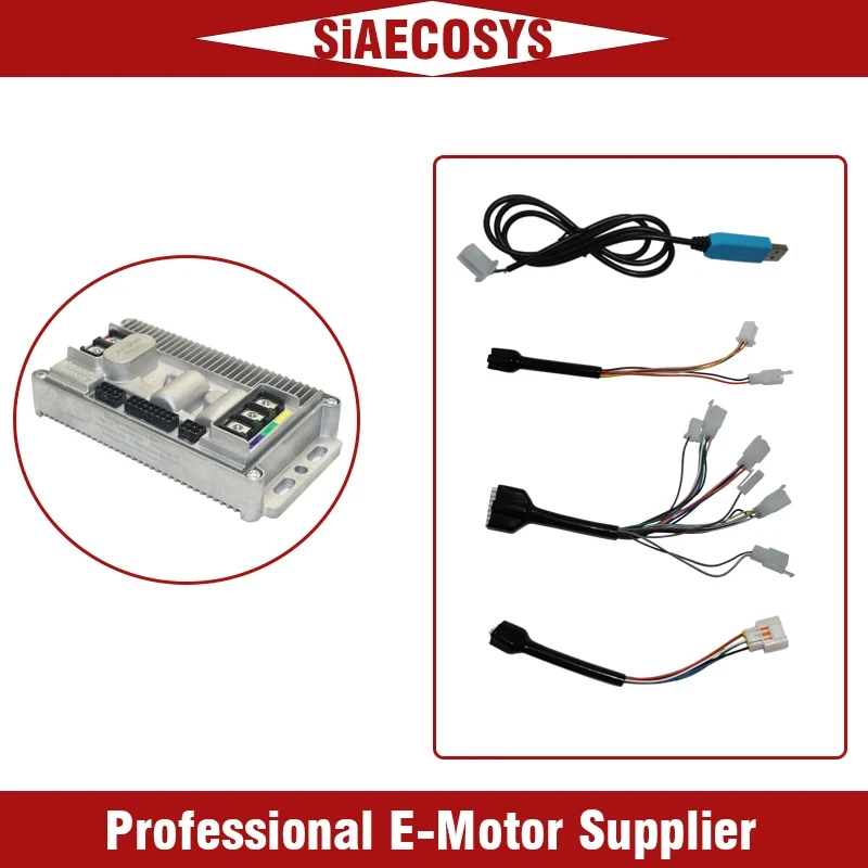 VOTOL Programmable EM50-6P Brushless DC Controller 72V 2000W Electric Motorcycle Scooter Motor LIN Version