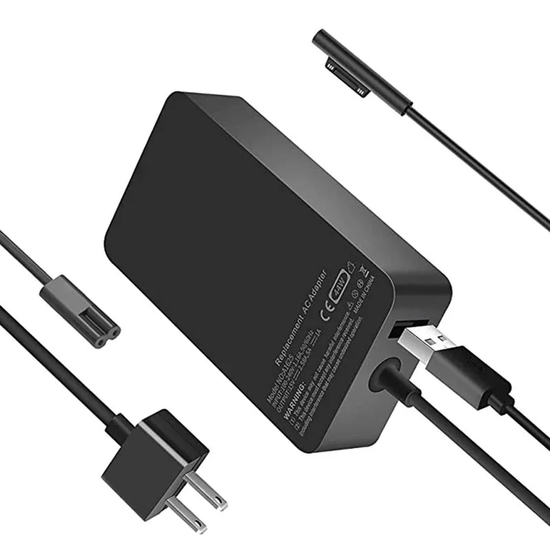 Laptop Power AC Adapter 15V 2.58A 44W Charger For Microsoft 1796 1769 1800 New Surface Book Pro 3 Pro 4 Pro 5 Pro 6 Charger