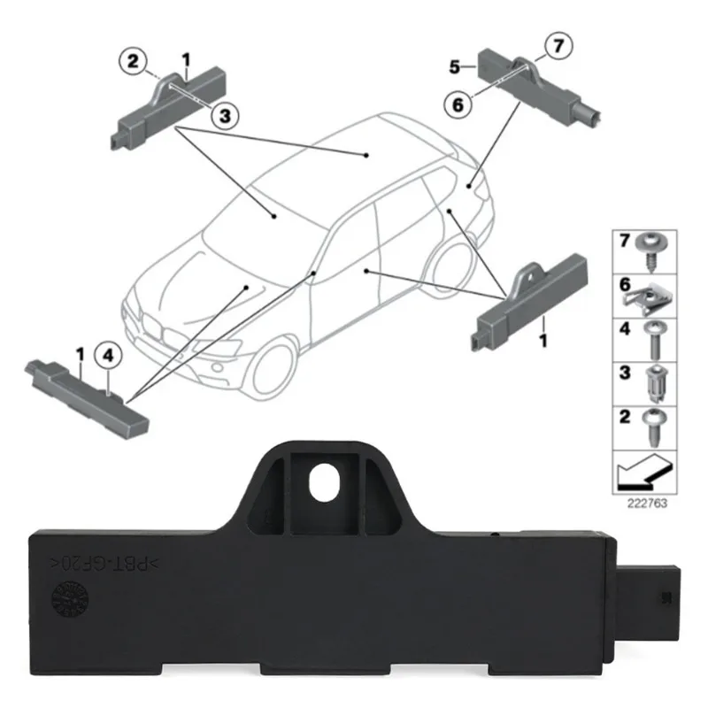 Car modification Suitable for easy access to antennas inside BMW car antennas 65209220832